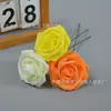 Simulação PE Rosa de Espuma de Galho Único Adereços de Tiro Noiva Segurando Layout de Cena de Casamento Guirlanda DIY com Flores