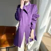 Nuevo Abrigo Largo de Doble Cara Estilo Coreano para Mujer Otoño e Invierno 2026, Estilo de Commuter de Lujo Ligero, Ropa de Abrigo 100% Lana Pura