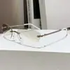 Gafas de sol cuadradas sin montura azules estilo Jennie para mujer, gafas de sol de estilo callejero de alta gama Y2K azules de chica popular europea y americana