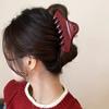 Horquilla con tarjeta de sentido avanzado, elegante, de color rojo Ankra brillante, con agarre para la cara, grande, de material de PC, con clip de tiburón para la parte posterior