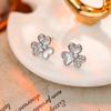 Aretes de concha madre natural de alto lujo con pin de plata S925, aretes de moda de lujo ligero, sensación de alta gama, aretes de temperamento estilo ins para mujer