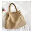 Nova Bolsa Feminina 2026 Bolsa Tote Nylon Grande Capacidade Simples para o Dia a Dia Bolsa de Ombro Único Bolsa de Tecido Casual Artística