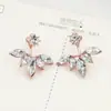Aretes de traje de Amazon juego de 12 piezas colgantes delanteros y traseros aretes huecos de loto aretes de Pinduoduo