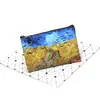 Impresión clásica creativa billetera cero nostálgica bolsa de monedas pintura al óleo bolsa cuadrada pequeña para manos de dama billetera de estudiante retro