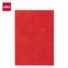 Cuaderno Deli Bp25 Bp26 Bloc de Notas Piel de Oveja 16K25K Piel Suave Libro de Registro para Reuniones de Negocios Cuaderno con Cubierta de Cuero