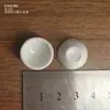 [Mini Tigela Pequena Tigela de Sopa Tigela de Açúcar de Bolso] Acessórios de Cozinha para Restaurante de Casa de Bonecas Tigela Branca de Porcelana