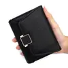 Nova carteira feminina curta, estilo simples versão coreana, dobrável compacta, amigável para estudantes, porta-cartões moderno, porta-moedas, bolsa de mão