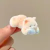 Lindo Pinza para Cabello de Gato de Peluche para Mujer 2026 Nuevo Estilo Pinza de Pico de Pato para Flequillo Lateral Pinza para el Cabello de la Frente Pinza de Accesorio para el Cabello