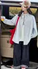 Camisa de estilo coreano para niña, casual de manga larga para primavera y otoño, nuevo modelo 2026, elegante conjunto de dos piezas para niños mayores