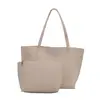 Bolso tote de moda estilo coreano para mujer de este año, nueva colección otoño 2026, diseño patchwork, bolso de hombro sencillo y bolso de axila con diseño anidado