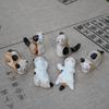 Zakka estilo japonês cerâmica pauzinhos titular decoração bonito gatinho inteligente 12343 fortuna gato pauzinhos titular pauzinhos titular decoração