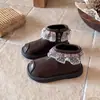 Botas de cuero para niñas estilo coreano, botines Chelsea infantiles de otoño, botines sencillos estilo princesa con ribete de encaje, zapatos de bebé, botines