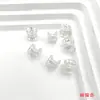 Retención de Color Fuerte Chapado en Oro Cuentas Espaciadoras de Flor de Doble Cara Accesorios para Joyería Hecha a Mano DIY Espaciadores para Pulseras de Cristal Base de Flor