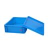 Caja de plástico rectangular para transporte logístico de piezas de automóvil, estándar europeo, de plástico azul grisáceo EU4311, engrosada.