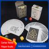Fabricante em estoque flor corte coleção poker Magic poker especial Alemanha importado black core papel poker cartão de douramento borda