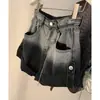 Shorts Jeans de Verão Novo Estilo Linha A para Mulheres 2026 Cintura Alta Emagrecimento Versátil Calças de Perna Larga Que Fazem as Pernas Parecerem Mais Longas, Adequado para o Trabalho