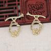 Yiwu Banhos de Ouro Cobre Conservante de Cor DIY Galho de Guirlanda Fecho Ot Fecho de Pulseira Acessórios de Joalheria B1059-A