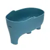 Cesta Drenante con Forma de Elefante para Lavar Arroz, Colador Multifuncional para Fregadero de Cocina, Cesta para Lavar Verduras y Frutas de Cocina, Almacenamiento de Plástico