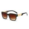 Gafas de Comercio Exterior Nuevo Modelo de Moda Europeo y Americano Pasarela Cuadradas Gafas de Sol de Marco Grande Gafas de Sol de Alta Gama para Hombre