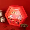 Caja de Regalo de Año Nuevo Cajas Hechas a Medida Empaques de Regalo Portátil Artículos de Año Nuevo Especialidad de Frutas Cajas Vacías Universales Cajas de Regalo Hechas a Medida