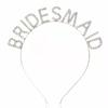 Faixa de Cabeça Europeia e Americana para Fantasia de Aniversário Conjunto Bride to Be Cinto de Etiqueta Faixa de Cabeça de Liga para Festa para Mulheres