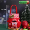 Decoração de Natal Sacola de Presente de Véspera de Natal Sacola de Doces de Natal Sacola de Presente Velhinho Fofo Sacola de Maçã Sacola Tote Infantil