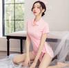 Lencería Sexy Uniforme de Enfermera Femenina Juego de Rol Sexy Hueco Tentación Talla Grande Conjunto No Necesita Quitarse Ropa Sexy para Mujeres
