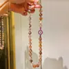 10 Collares de Cadena para Clavícula de Súper Siete Negro Dorado Natural de Alta Calidad