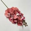 Pequeña Orquídea Mariposa Artificial de 7 Cabezas, Material de Flor Decorativa Estilo Europeo, Colores de Otoño, Flores Artificiales al por Mayor para Bodas y Hoteles