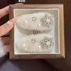 Atmósfera de Otoño e Invierno Nuevo Pasador de Estrella de Felpa Dulce Copo de Nieve Lindo Flequillo Lateral Pasador Coreano Accesorios para el Cabello