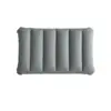 Almohada Inflable Cuadrada para Siesta de PVC Flocado Transfronterizo Almohada Inflable para Viaje Oficina de Negocios LOG0 Imprimible