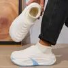 Nuevas Pantuflas Suaves de EVA para Hombre, Sandalias de Suela Gruesa Antideslizantes para Verano al Aire Libre, Baño en Casa Ducha Suela Suave Pareja