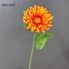 Pintura a Óleo Simulada Girassol Salão de Casamento Decorações de Girassol de Outono Decorações Suaves para Mesa de Jantar em Casa Flores Artificiais
