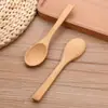 Venta al por mayor de fábrica cuchara de bambú cuchara pequeña de bambú regalo cuchara para miel cuchara para mermelada cuchara de bambú cuchara cuchara vajilla artículos de uso diario