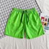 Pantalones Cortos Populares Cibernéticos para Hombre Verano Delgados Pantalones de Cinco Puntos Casuales Deportivos Estilo Coreano Ajustados Adelgazantes Pantalones de Playa Pantalones de Baloncesto
