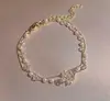 Pulseira de borboleta super etérea, joia de luxo leve de alta qualidade para uso diário, presente para amigos, pulseira elegante feminina, atacado