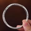 Lotai fabricante de plata antigua 999 Plata Esterlina Pulsera anillo Mobius hombres y mujeres pulsera de plata pura para hombre regalo año del Dragón
