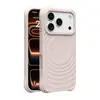 Adecuado para Apple 17Promax Funda de Teléfono Magnética Líquida con Forma de Ola Iphone16 Simple Silicona 15/14 Protección