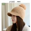 Gorra de Béisbol Gruesa de Piel de Conejo de Alta Calidad para Niños, Gorro de Punto de Nicho de Alta Gama de Corea del Sur
