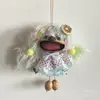 Muñeca de Cáscara de Fruta Producto Terminado, Colgante Carrillón de Viento de Cáscara de Fruta, Muñeca de Vaina de Frijol Artesanía Terminada, Colgante Hecho a Mano Lindo-Feo