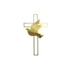 Adorno para pastel de cruz de paloma de la paz estilo ins transfronterizo para comunión, bautizo de bebé y decoración de fiesta