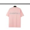 FOG playera de manga corta de doble línea ESSENTLALS reflectante holgada de manga corta