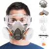 Etiquetado Transfronterizo Humo Tóxico Media Máscara Pesticida Pintura en Aerosol Químico Formaldehído Decoración A Prueba de Polvo Fuego Máscara de Gas Venenoso
