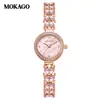 Relógio Feminino Mokago Sereia À Prova D'água Casual Pulseira Celebridade da Internet Relógio de Quartzo com Mostrador Pequeno de Diamante e Madrepérola