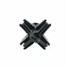 1.5KG 3.5LB acero al carbono pulverización de plástico negro ancla plegable yate bote de goma ancla de parada