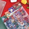 Long Journal Goka adesivos de Natal fábrica vendas diretas molho de pera tema de Natal presente de Natal adesivos decorativos