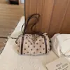 Bolso para Mujer 2026 Bolso de Mano Hombro Único para Mujer Otoño Lunares para Viajar Bolso de Gamuza Versátil Estilo Coreano Nuevo Gran Capacidad Lindo