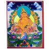 Thangka Pintado à Mão para Iniciantes, Exibição de Mesa de Estátuas de Buda, Amarelo, Tara Verde Nepalês, Manjushri, Exibição de Mesa e Pinturas para Pendurar, Buda da Medicina