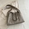Bolsa de Gran Capacidad para Mujer 2024 Nueva Moda Bolso de Hombro Texturizado Bolso de Mano Versátil para el Trabajo Estudiante Universitario Bolso Tote