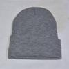 Chapéu de malha de cor sólida de quatro estações estilo coreano para homens e mulheres Hospitalização Quimioterapia Baotou Moon Hat Pullover Chapéu frio Casal Chapéu de lã